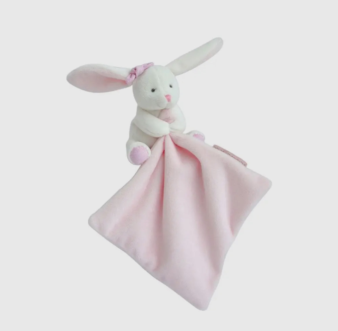 Hello Baby Blanket with Plush Stuffed Animal Bunny