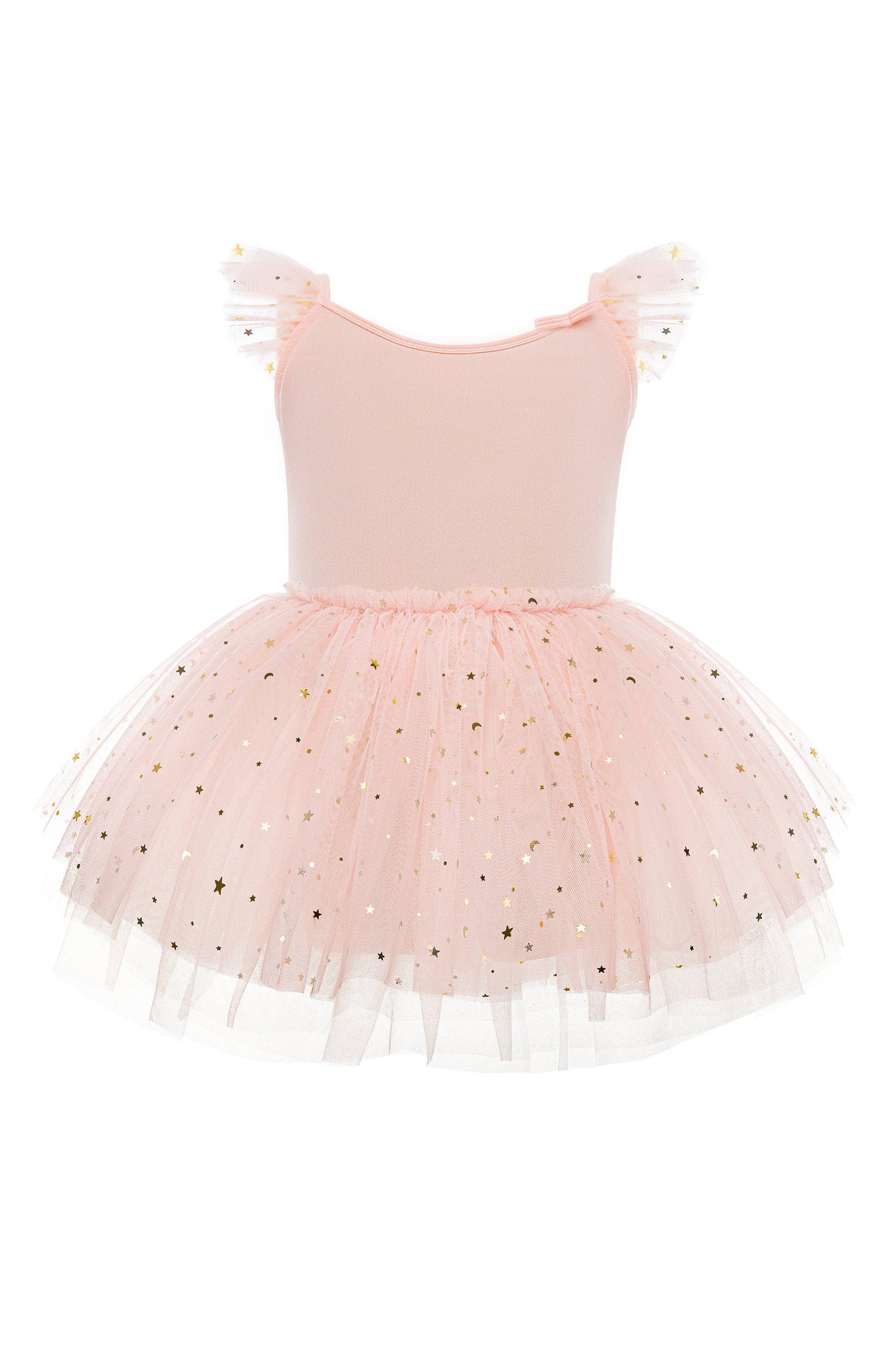 Ballet Leotards Flutter Sleeve Dance Dress for Girls