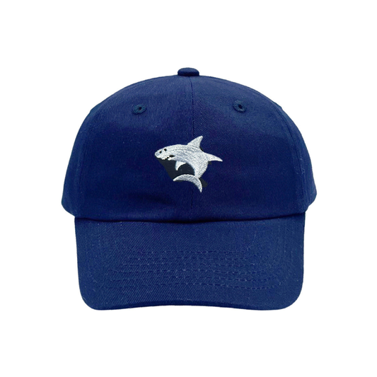 Bits &  Bows •Shark Baseball Hat