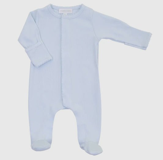 Magnolia Baby Essentials Solid Blue Footie