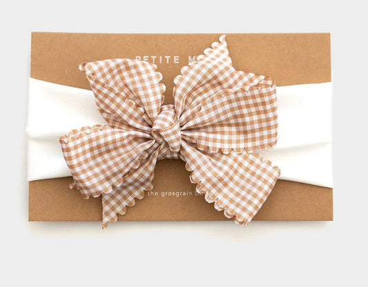 Petite Moss •GROSGRAIN BOW
HEADBAND
