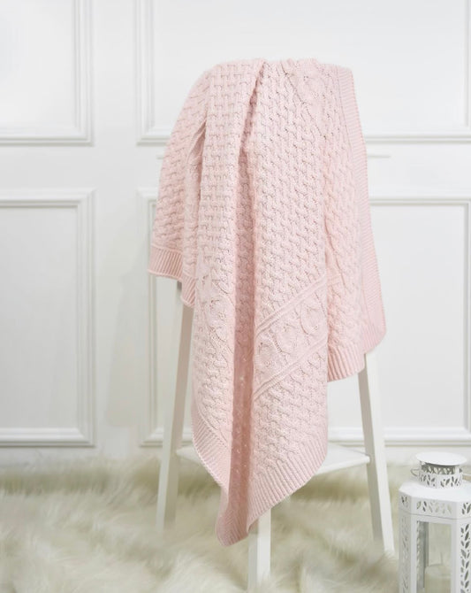 Nipperland•timeless knit blanket 35"x35