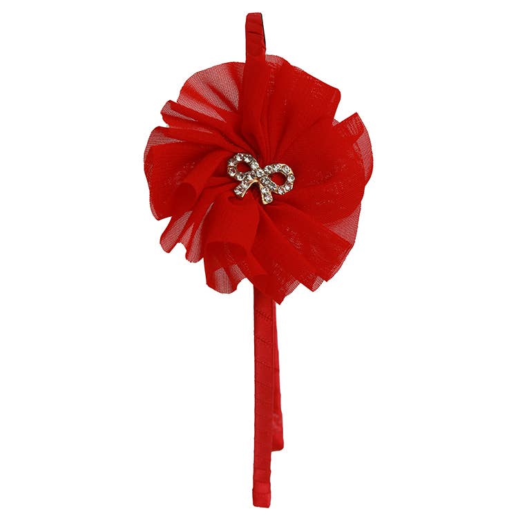 Rhinestone Bow Headband